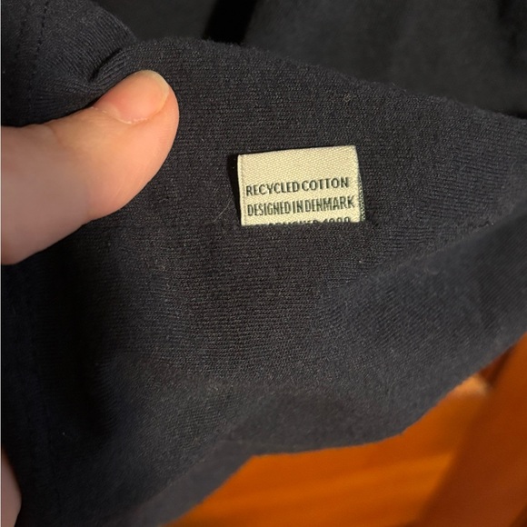 KRONSTADT DENMARK Black Recycled Cotton Men’s T-Shirt Size XL - Picture 4 of 8